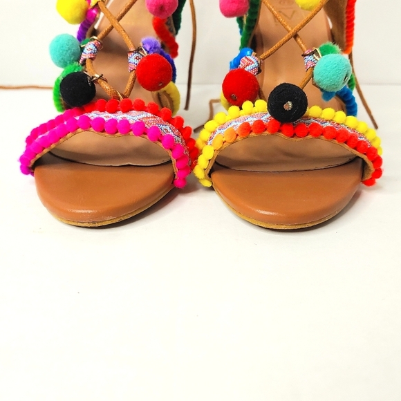 Makers Multi color sandals, heels 7.5 - Picture 4 of 10